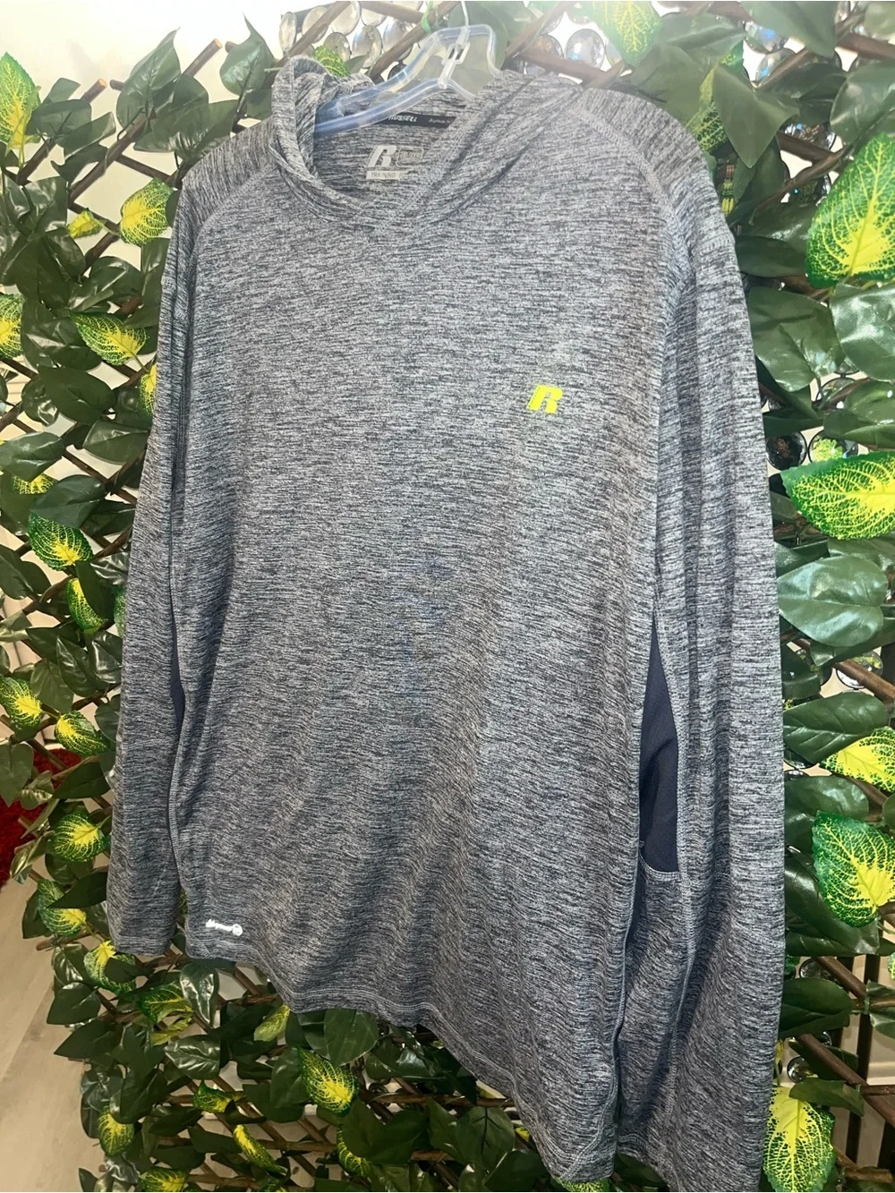 Russell Athletic Men's Heather Gray Performance Hoodie Size 3x